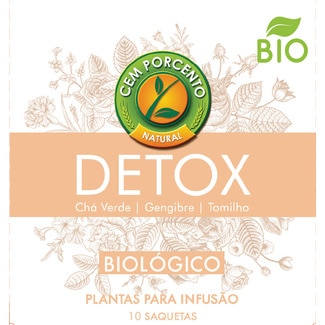 Infusão Detox Biológico embalagem 13 g - Cem Porcento