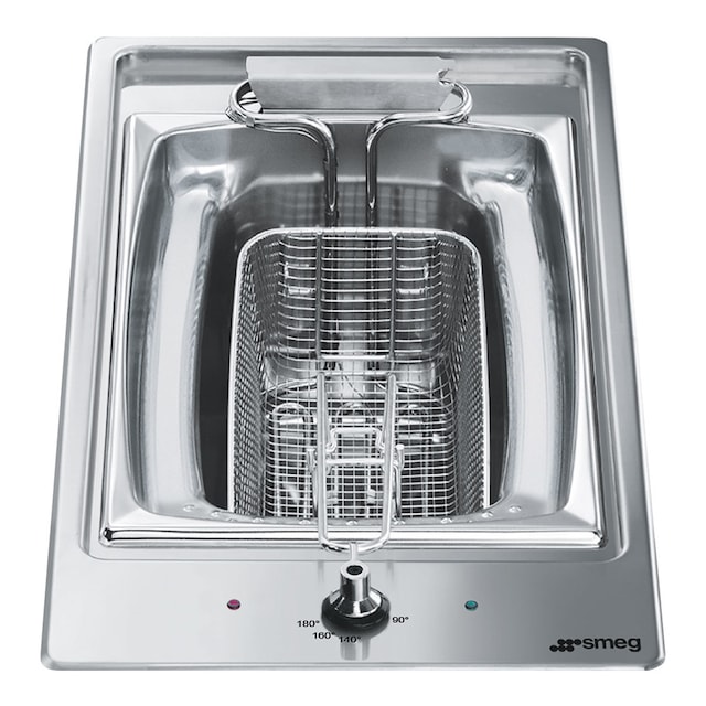Imagem 0 de Placa Dominó Fritadeira Smeg Classica PGF30F de 31 cm - Aço Inox