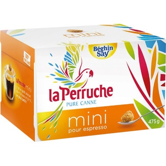 terrones mini 100% caña de azúcar moreno estuche 450 g - La Perruche