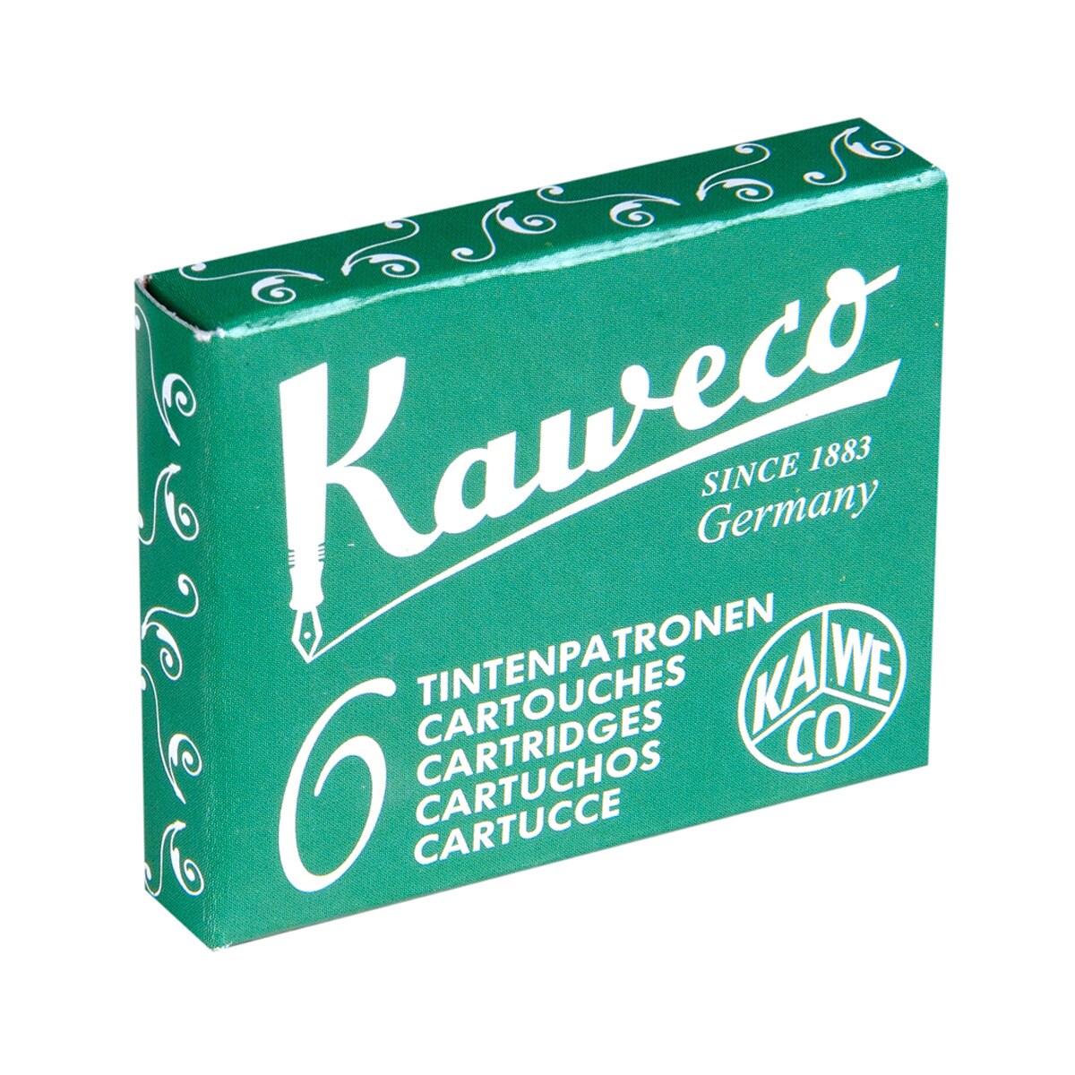 Cartuchos standard Caixa com 6 Kaweco verde 1