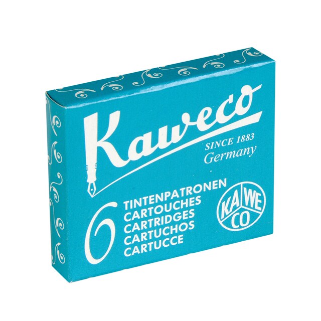 Imagem 0 de Cartuchos standard Caixa com 6 Kaweco azul turquesa