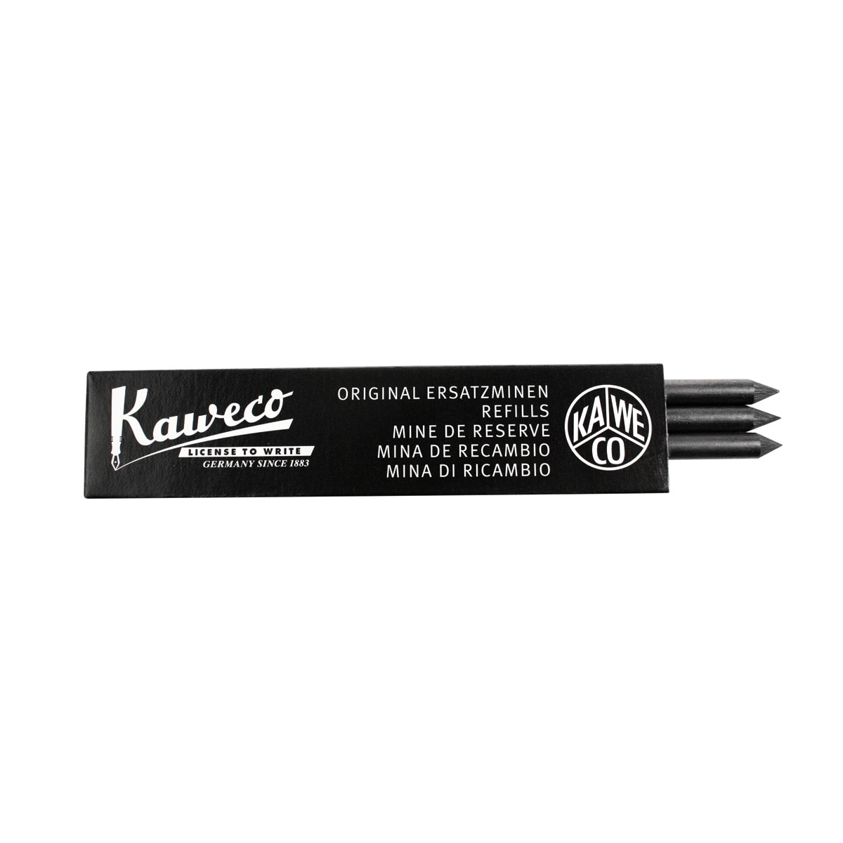 Caixa de 3 minas de grafite 5,6 mm Kaweco 1
