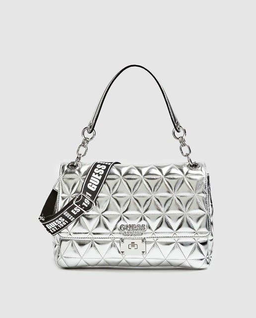 bolso acolchado guess