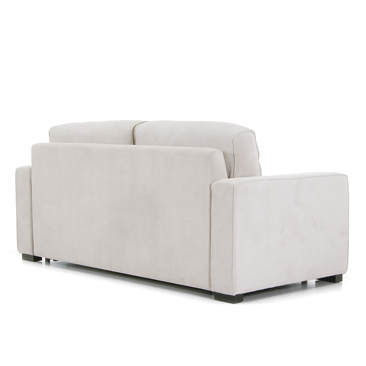 Sofá-cama estofado de 3 lugares 224 cm Padua Bege-4