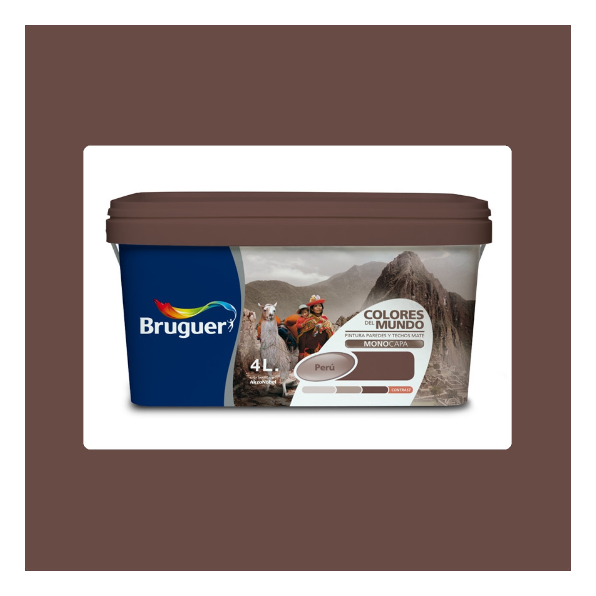 Tinta Plástica Mate Colores Del Mundo - Série Peru- 4 L Pedra Natural Peru-1