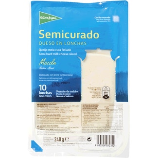 Queijo de Espanha Meia Cura em Fatias embalagem 240 g - El Corte Inglés