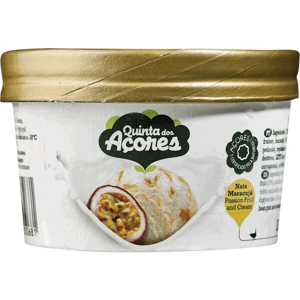 Quinta dos Açores Gelado de Nata e Maracujá embalagem 100 ml