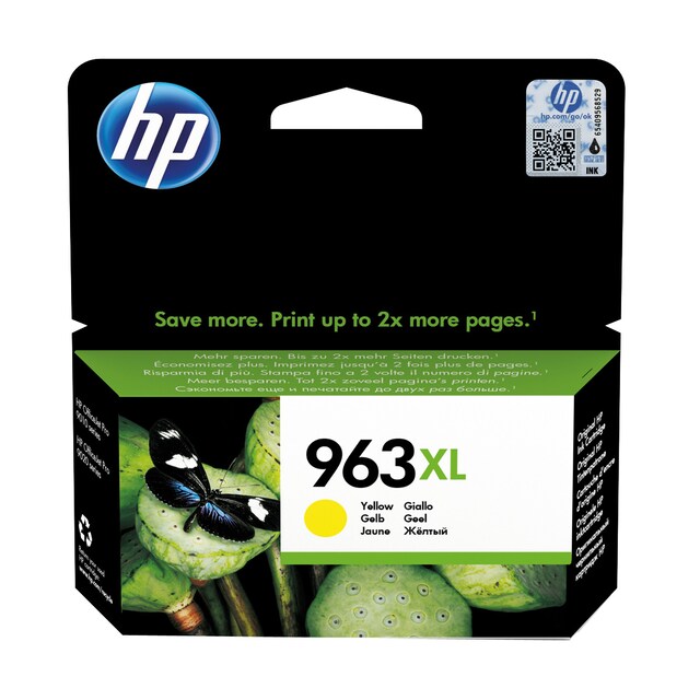 Imagen 0 de Cartucho de tinta original HP Nº 963 XL amarillo (3JA29AE)