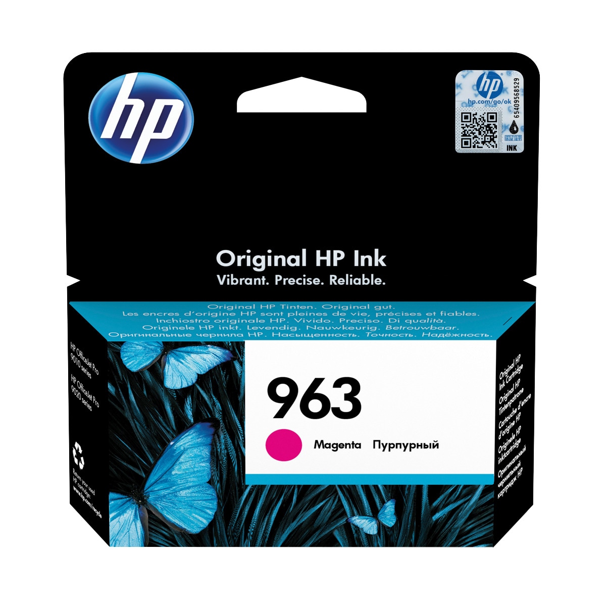 Cartucho de tinta original HP Nº 963 magenta (3JA24AE) 1
