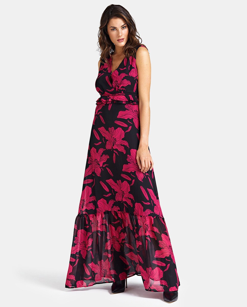 vestido guess preto