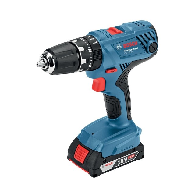 Imagen 0 de Taladro Atornillador a Batería 18 V BOSCH GSB 18V-21 2 baterías