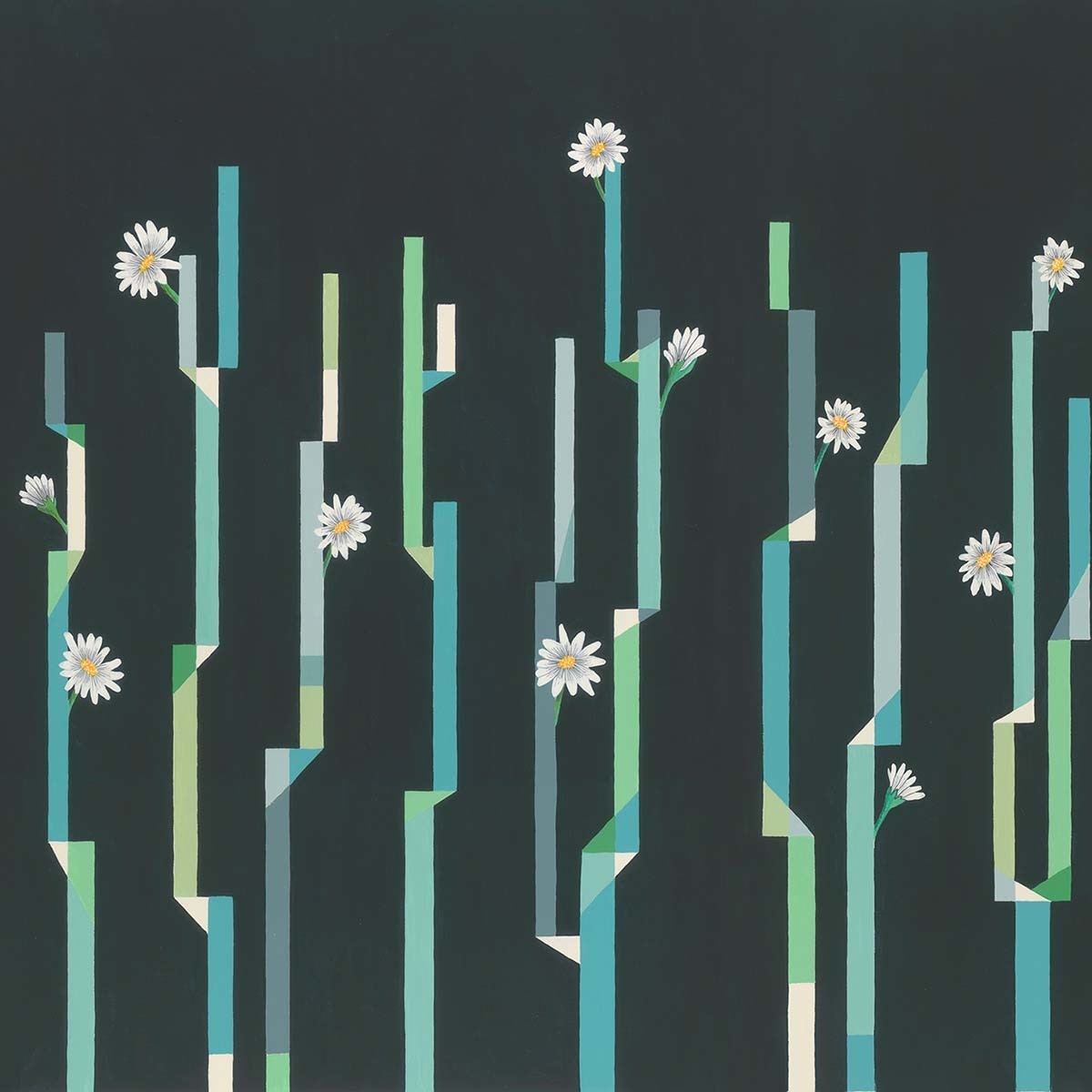 Coordonne - Fotomural TNT Floral Geométrico