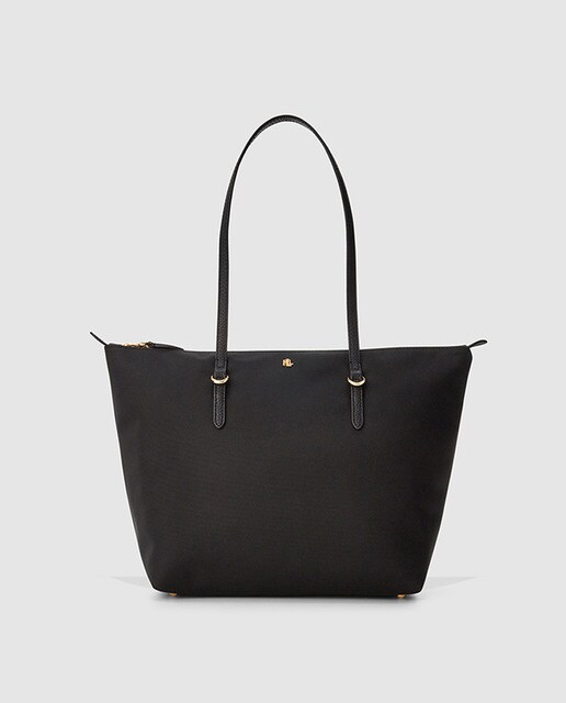 Tote de nylon en negro con cremallera · Lauren Ralph Lauren · El Corte  Inglés