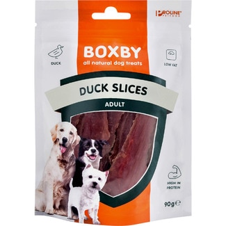 snacks para perros de pato envase 90 g - Boxby