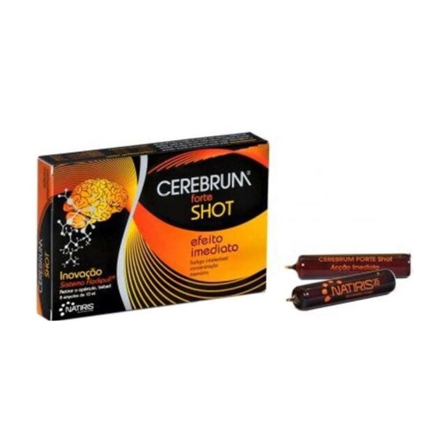 Imagem 0 de Suplemento Alimentar Cerebrum Forte Shot 8 Ampolas Natiris Natipharma