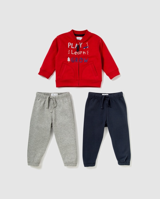 Comprar Conjunto de chandal básico de bebé Unit 3 piezas · Unit · Hipercor