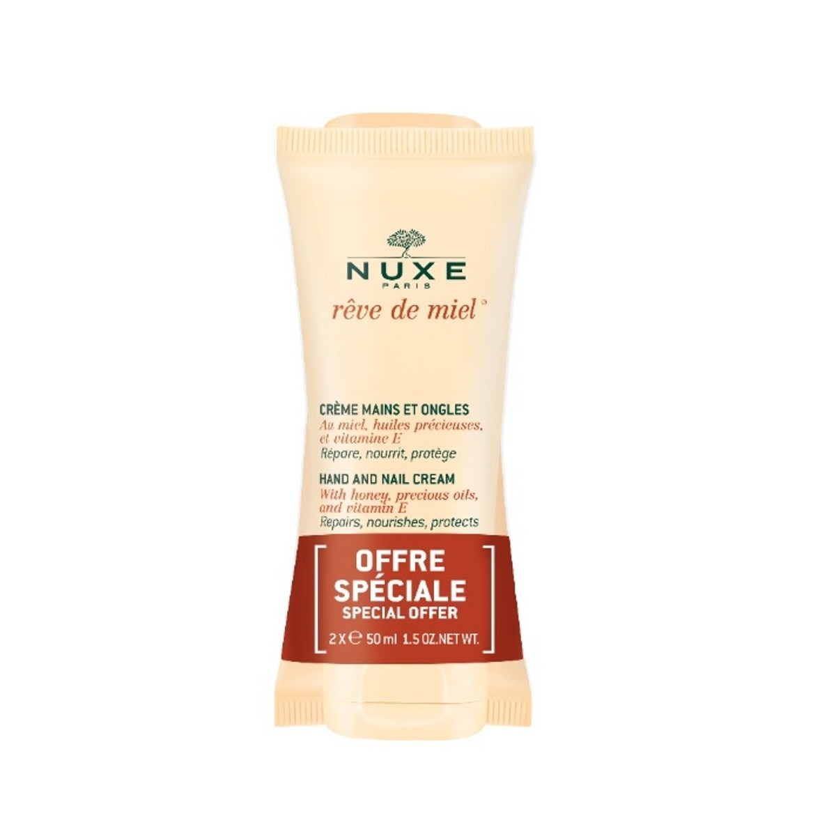 Rêve De Miel Creme de Mãos e Unhas 2x50ml Nuxe 1