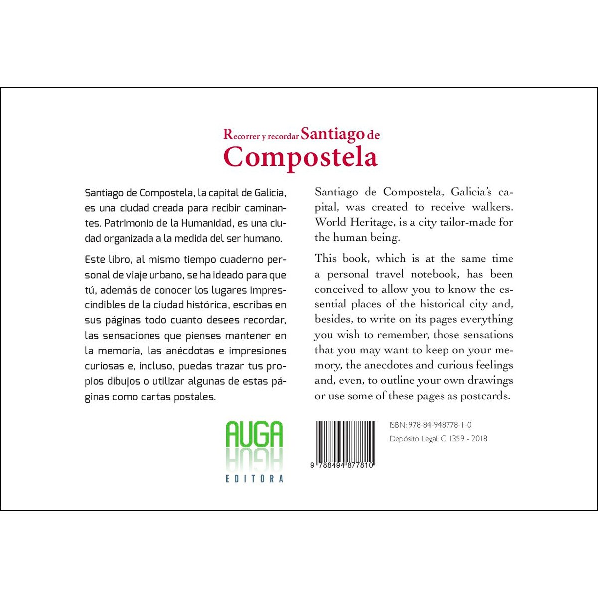 Recorrer y recordad santiago de compostela(Tapa blanda) 2