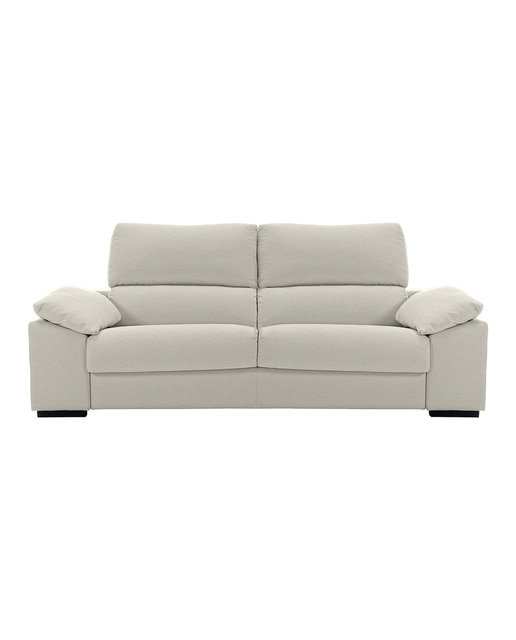 Imagen 0 de Sofá tapizado de 3 plazas con asientos relax Frank El Corte Inglés Beige