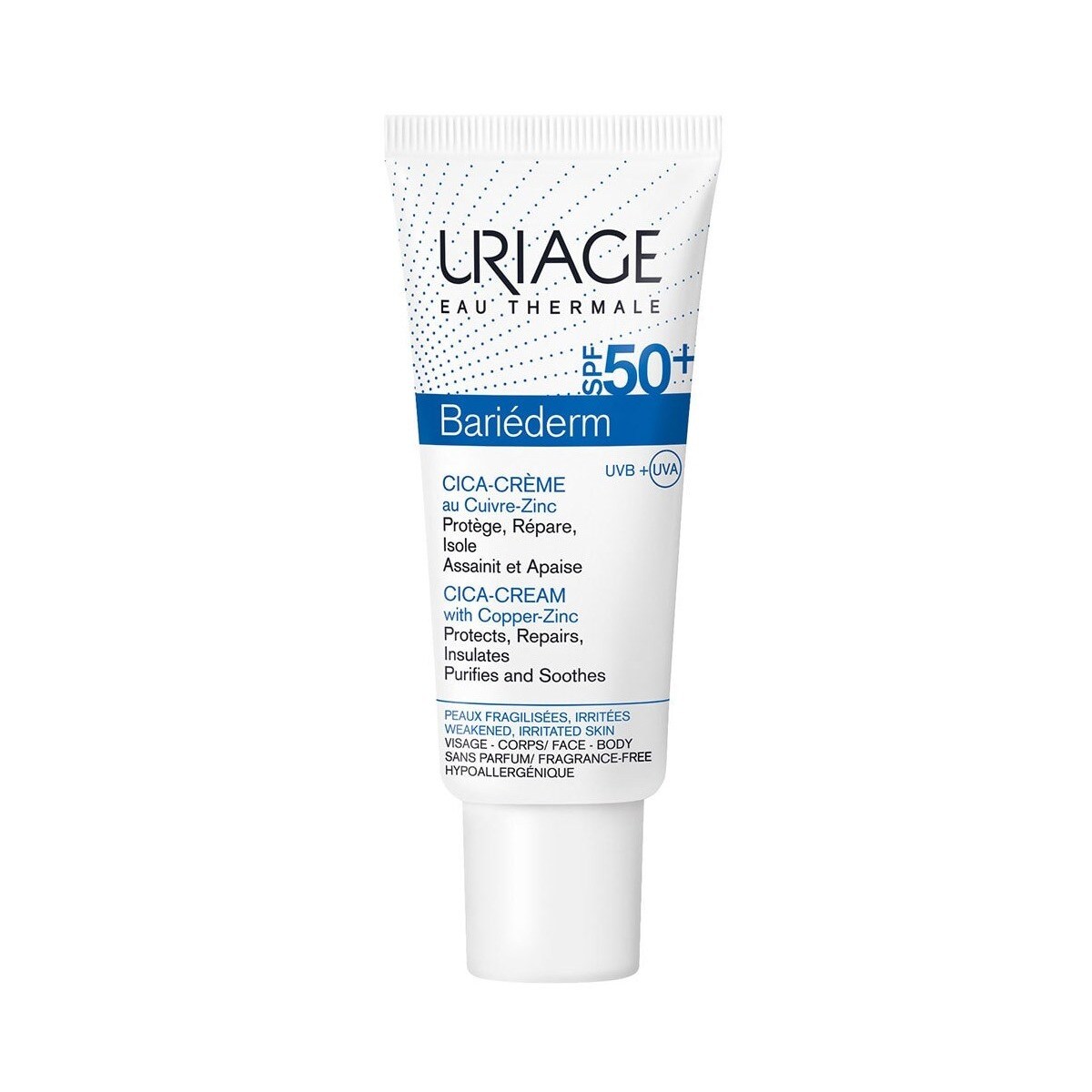 CICA-Creme SPF50+ Bariéderm 40ml Uriage 1