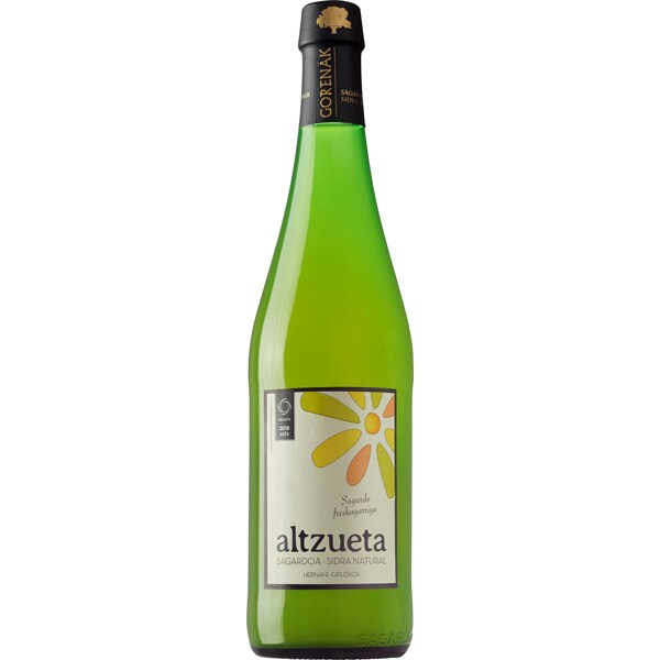 sidra natural Gorenak Hernani botella 75 cl