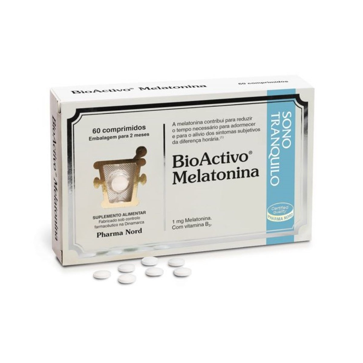 Imagem 0 de Suplemento Alimentar BioActivo Melatonina - 60 comp.