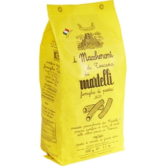 macarrones pasta especial italiana de semola de trigo duro envase 500 g - Martelli