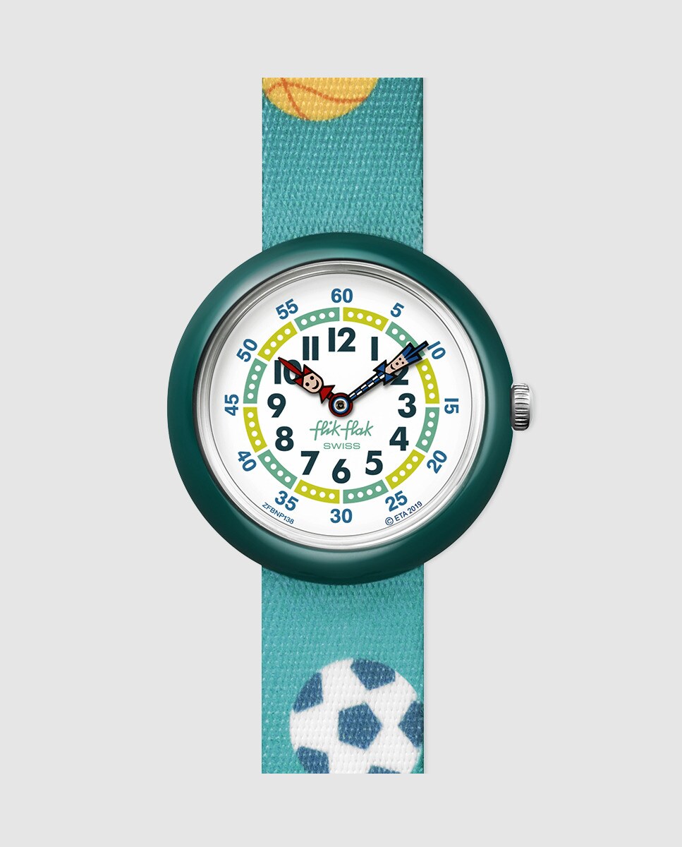Flik Flak - Reloj De Niño Going To School FBNP138 Textil Estampado