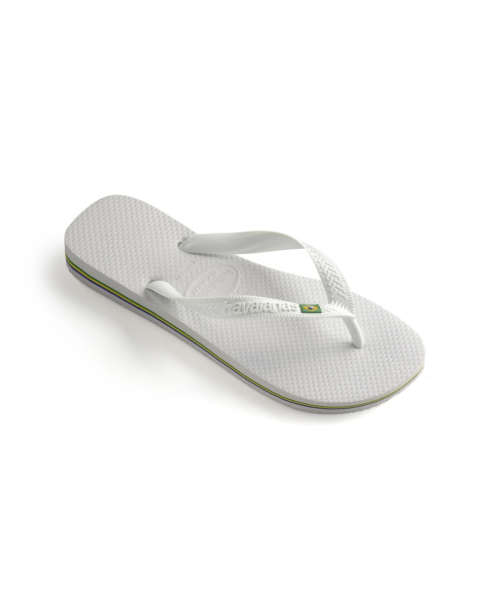 Chinelos unissexo Brasil Branco-2