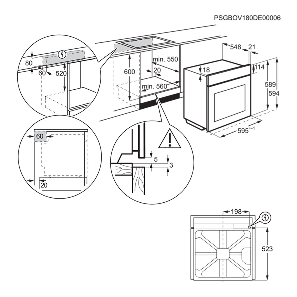 Horno multifunción AEG BES33111XM con sistema de limpieza Aqua Clean · El  Corte Inglés