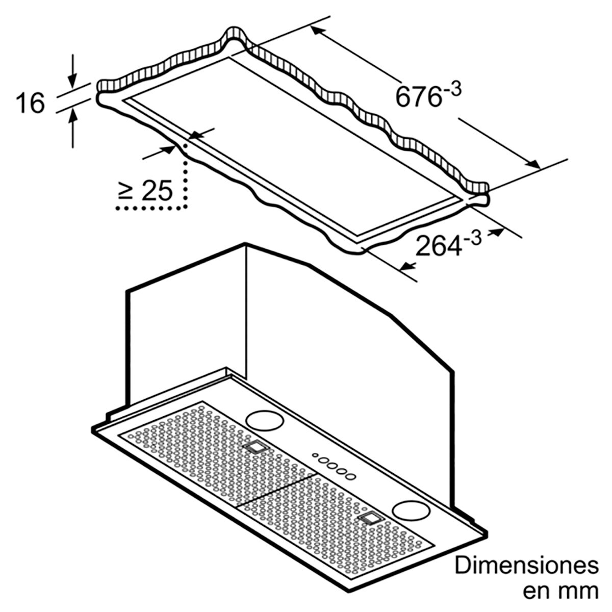 Exaustor Encastrável Balay 3BF277EX com 4 Velocidades e de 70 cm - Inox Aço inoxidável-4