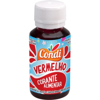 Corante Líquido Vermelho frasco 25 ml - Condi