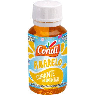 Corante Líquido Amarelo frasco 25 ml - Condi
