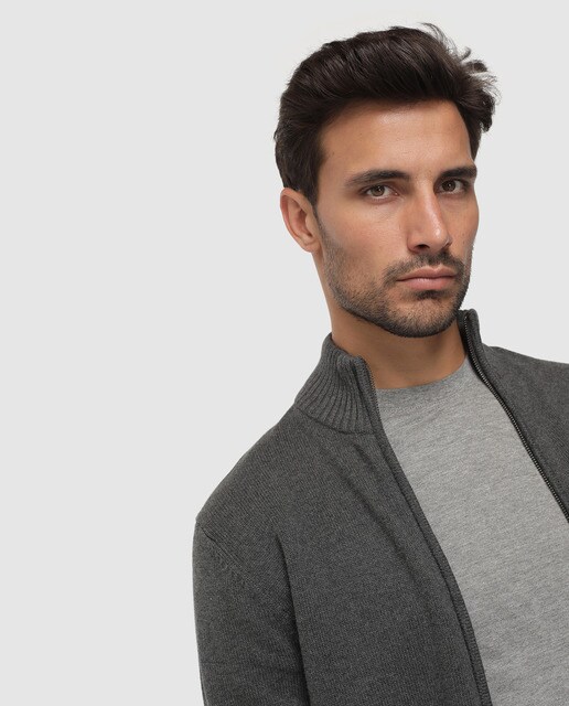 Chaqueta de punto de hombre Dustin con el cuello alto · Dustin · El Corte  Inglés