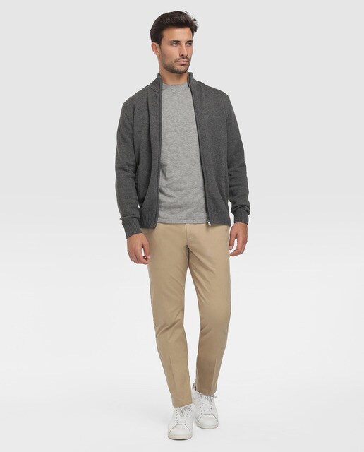 Chaqueta de punto de hombre Dustin con el cuello alto · Dustin · El Corte  Inglés