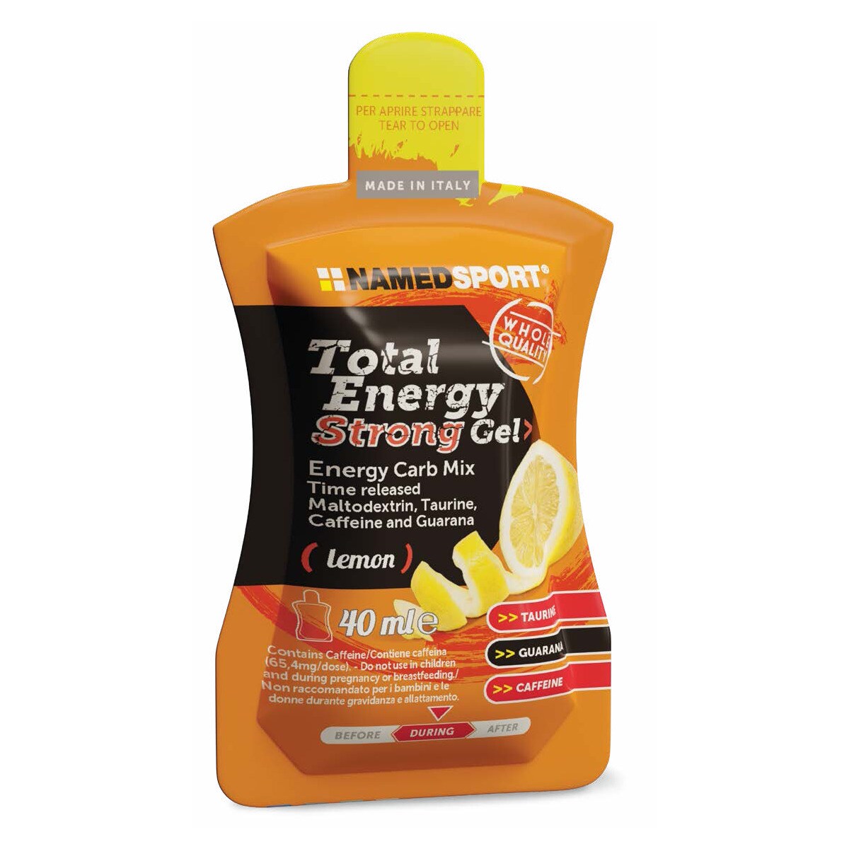 NAMEDSPORT - Total Energy Strong Gel 40 Ml Limón