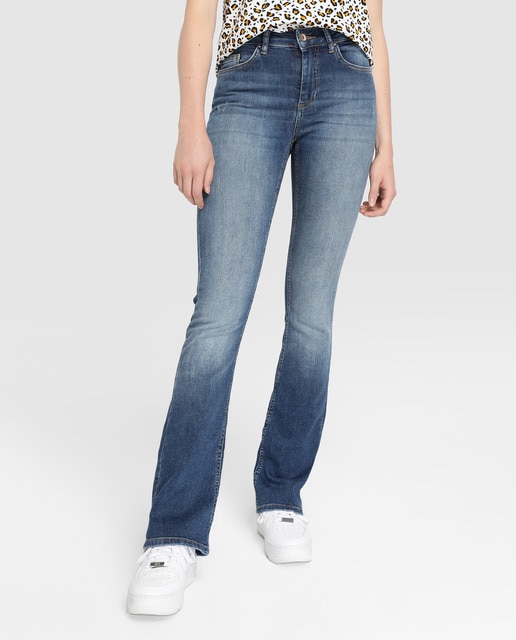 Vaquero recto de mujer Only con efecto l