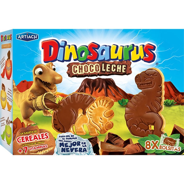 Comprar galletas con chocolate con leche estuche 340 g · DINOSAURUS · Supermercado El Corte Inglés Comprar galletas con chocolate con leche estuche 340 g · DINOSAURUS · Supermercado El Corte Inglés