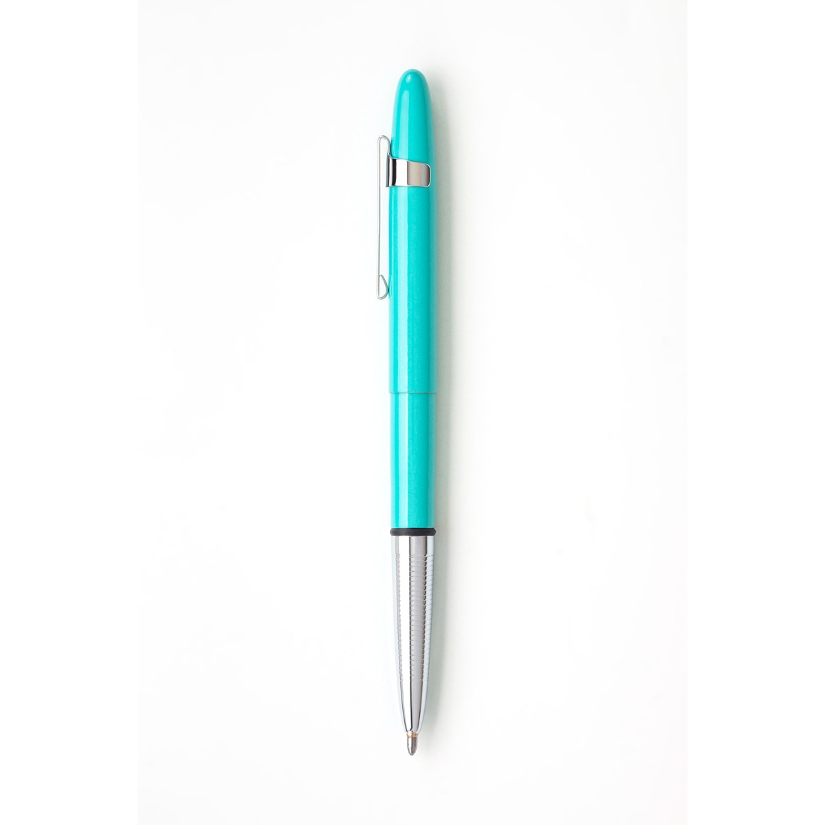 Caneta Esferográfica Bullet Tahiti com Clip Fisher Azul-claro Azul-1