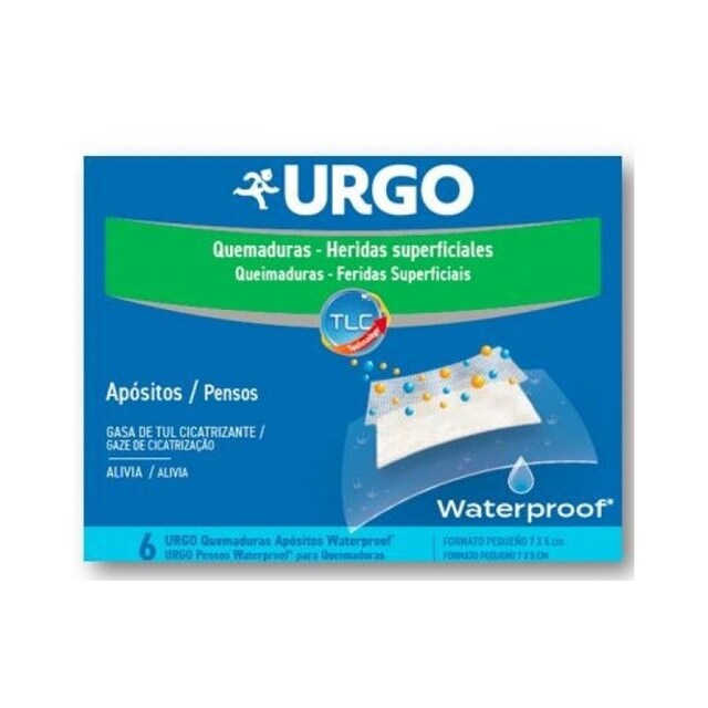 Imagem 0 de Pensos Queimaduras Waterproof 6 pensos Urgo