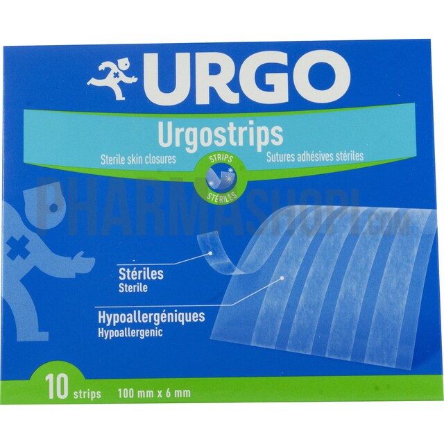 Imagem 0 de Urgostrips 10 tiras (100 mm x 6 mm) Urgo