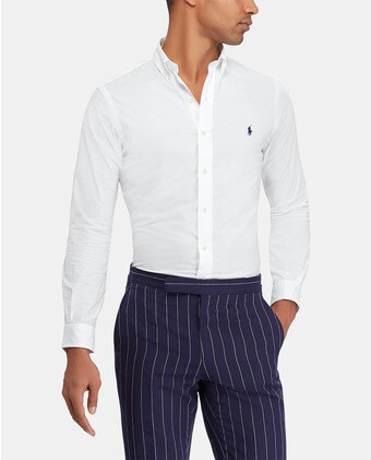 camisa ralph lauren blanca