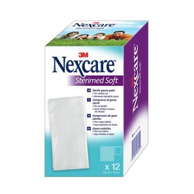 Imagem 0 de Compressas de Gaze Estéreis Sterimed Soft 18x40 cm - 12 un.