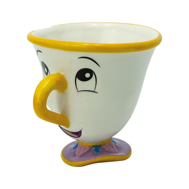 Imagem 0 de Caneca 3D Disney A Bela e o Monstro Chip Cerâmica
