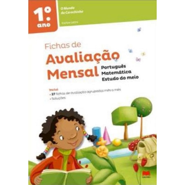 Imagem 0 de Fichas de Avaliação Mensal O Mundo da Carochinha 1º ano