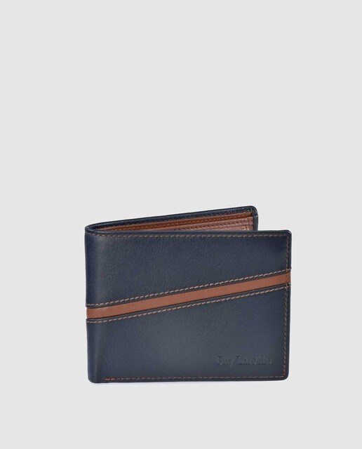 portón Hospitalidad resbalón Cartera de hombre Guy Laroche de piel azul marino y marrón con monedero · Guy Laroche · El Corte Inglés portón Hospitalidad resbalón Cartera de hombre Guy Laroche de piel azul marino y marrón con monedero · Guy Laroche · El Corte Inglés