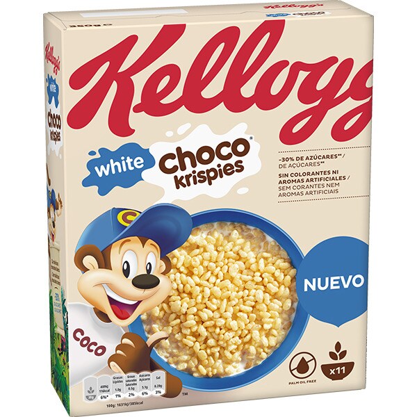 Comprar Choco Krispies White cereales con chocolate blanco paquete 350 g · KELLOGG'S