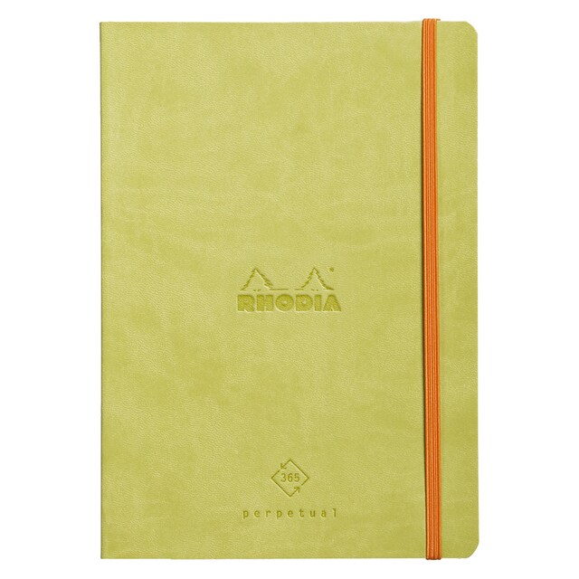 Imagen 0 de Agenda Perpetual A5 64 Hojas Rhodia Verde Anís