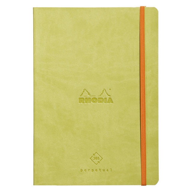 Imagem 0 de Agenda perpétua A5 64 folhas Rhodia verde anis