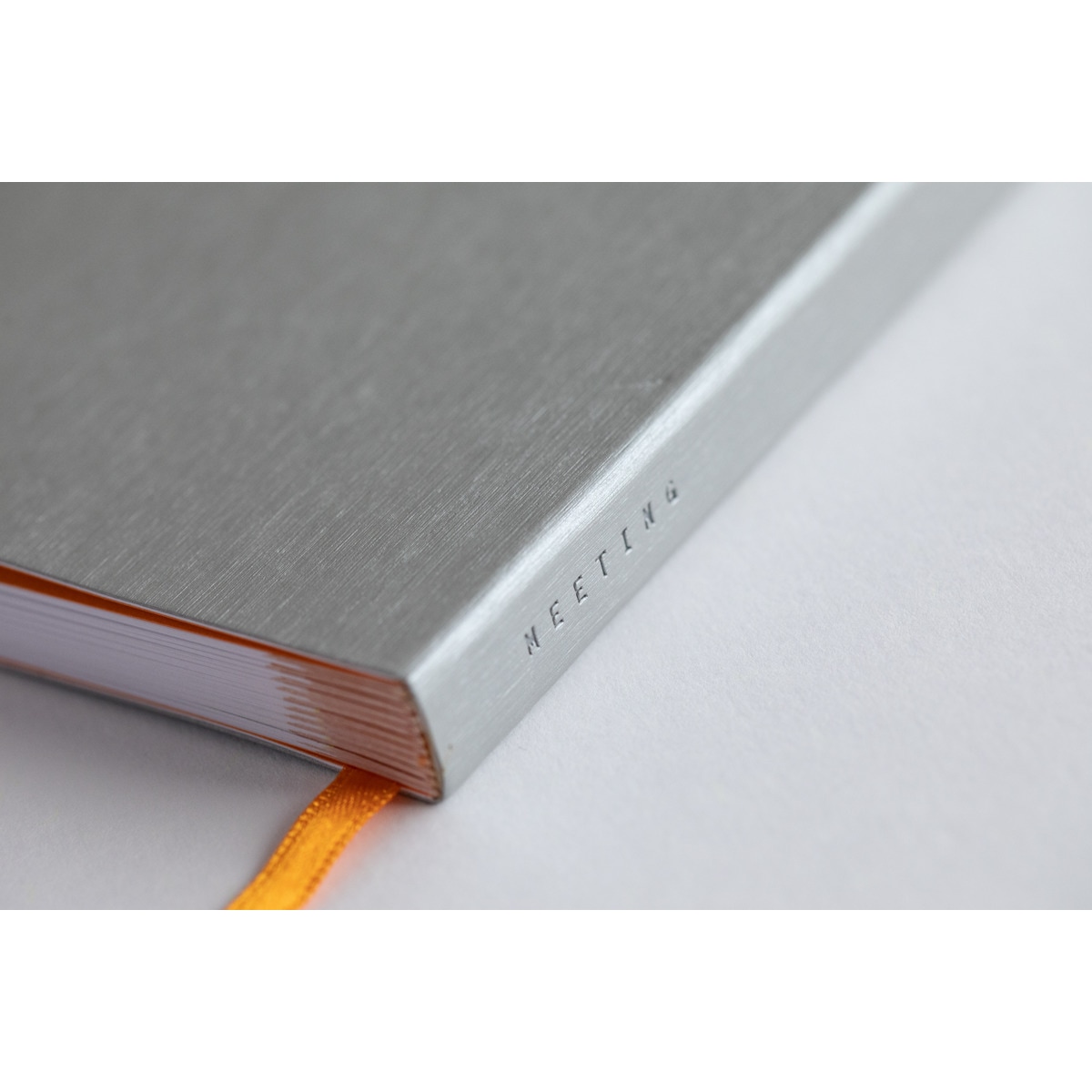 Caderno Meeting Book em pele sintética A5+ Rhodia bege Bege-4